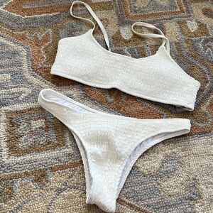 SHEIN white bikini